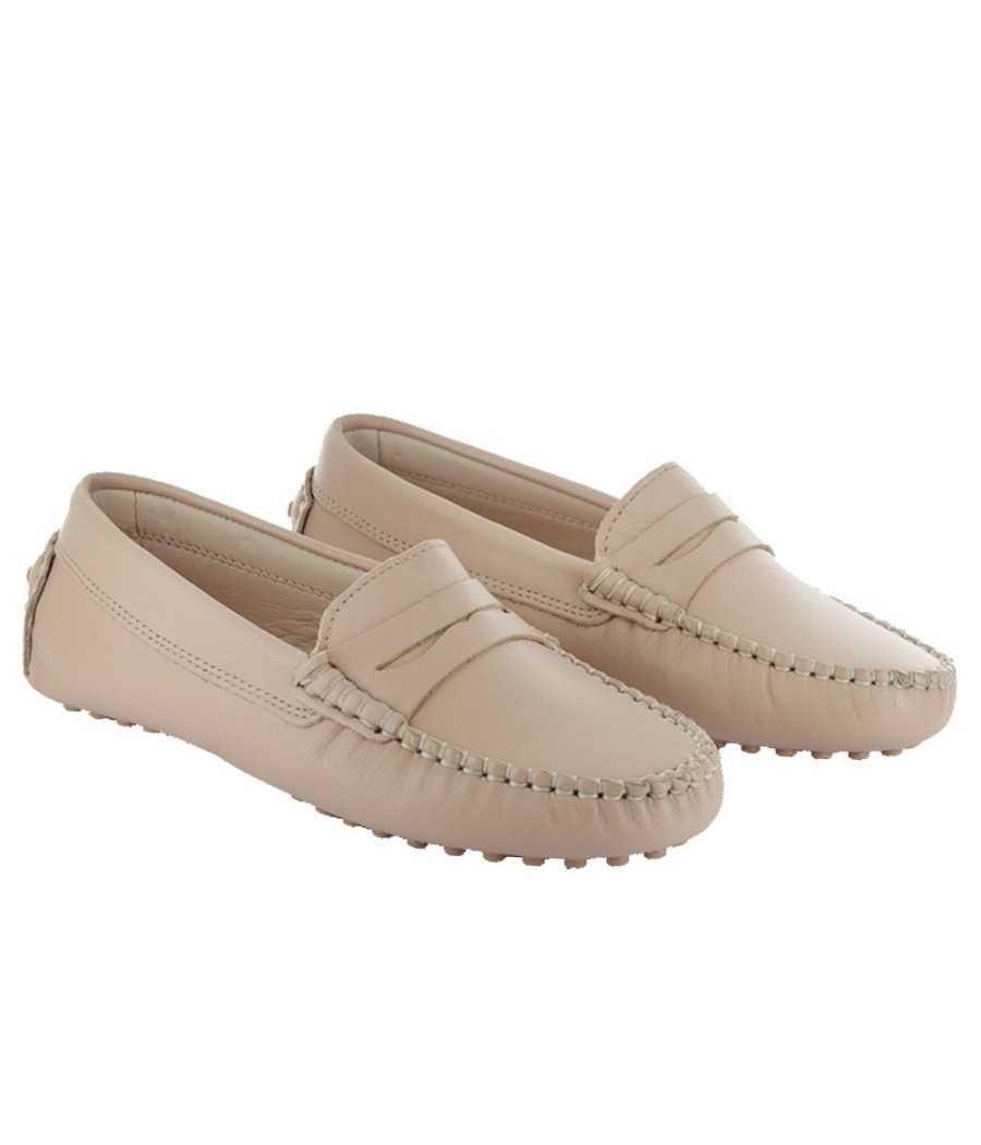 Moccasin Ishi pink leather| Manuela de Juan Moccasin Ishi pink leather| Manuela de Juan