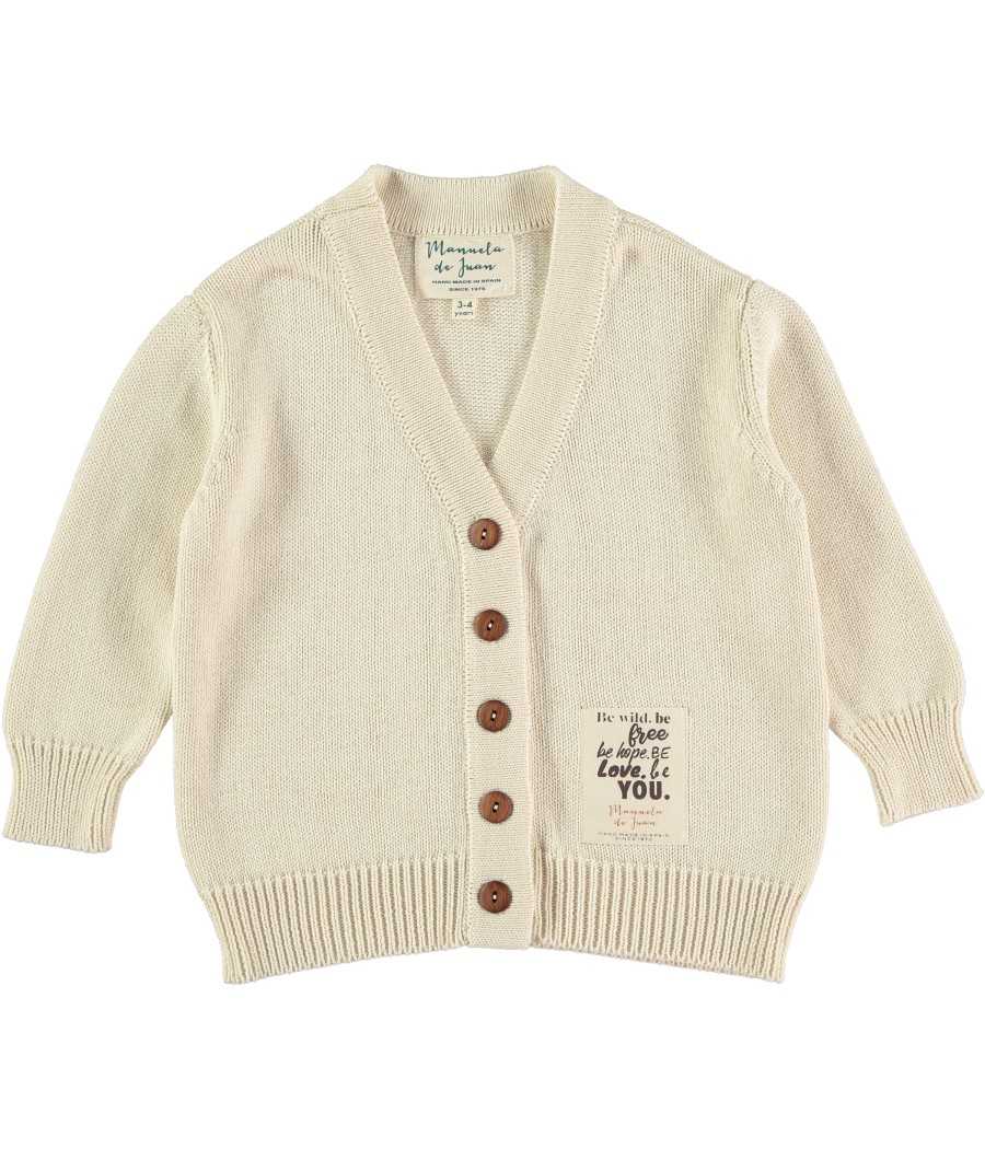 Cardigan Sally beige| Manuela de Juan - Handmade in Spain Cardigan Sally beige| Manuela de Juan - Handmade in Spain