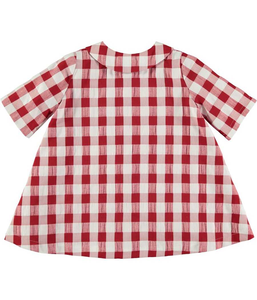 Dress Mia red| Manuela de Juan - Handmade in Spain