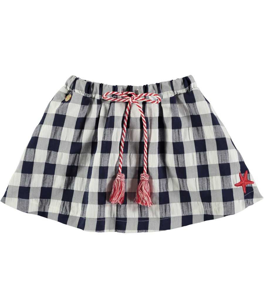 Skirt Isla blue| Manuela de Juan - Handmade in Spain Skirt Isla blue| Manuela de Juan - Handmade in Spain
