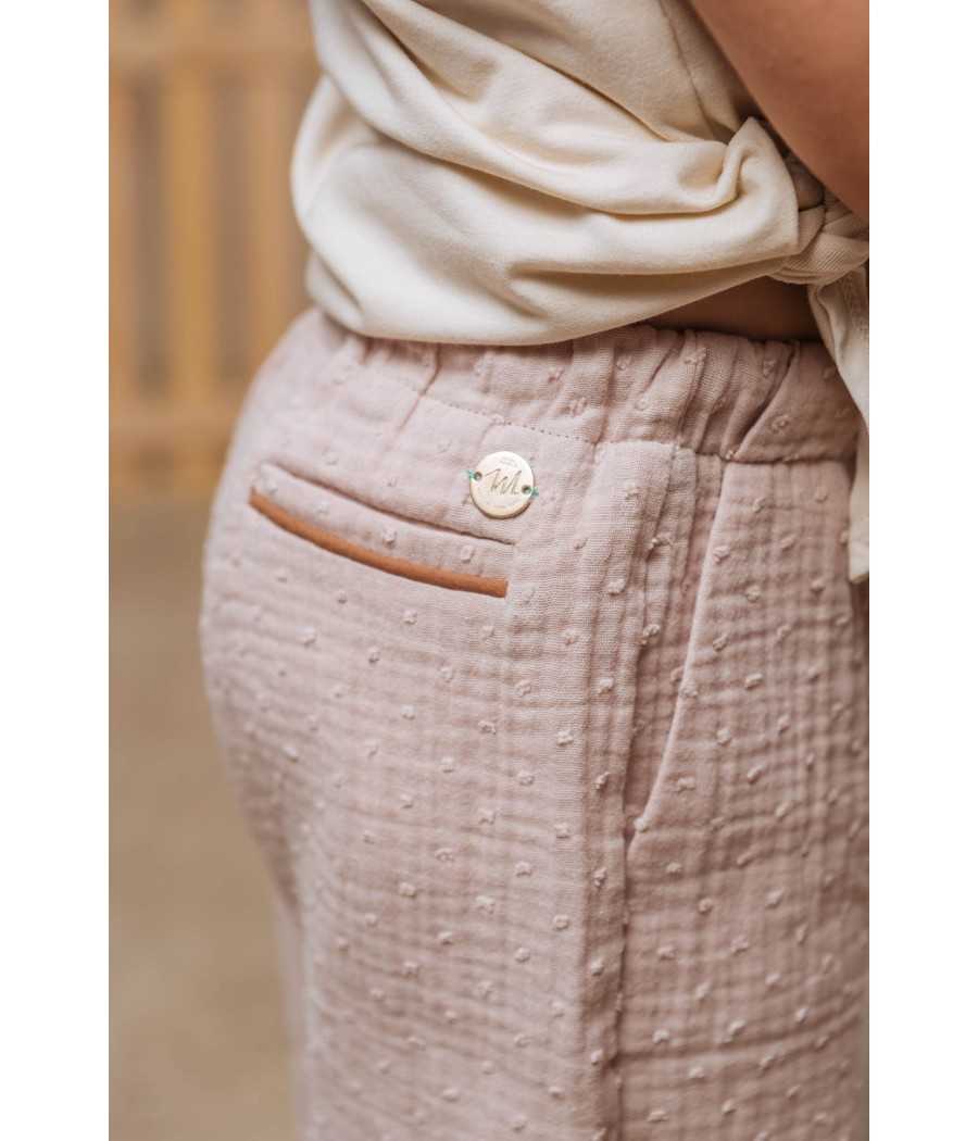Pants Molaye pink| Manuela de Juan - Handmade in Spain