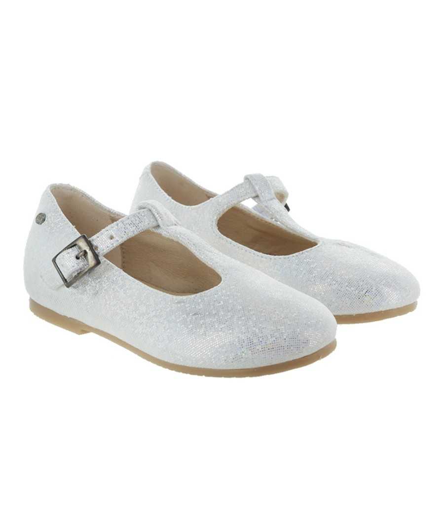 Mary-Jane Charlotte silver metallic leather| Manuela de Juan Mary-Jane Charlotte silver metallic leather| Manuela de Juan