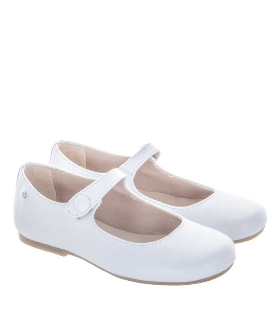 Mary-Jane Mimi white leather| Manuela de Juan Mary-Jane Mimi white leather| Manuela de Juan