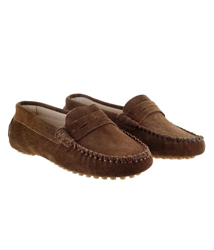 Moccasin Ishi brown nubuck| Manuela de Juan
