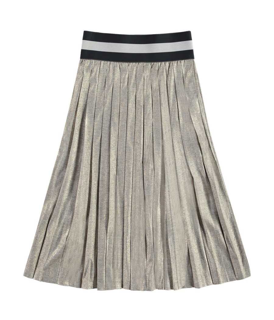 Skirt Naia gold| Manuela de Juan - Handmade in Spain
