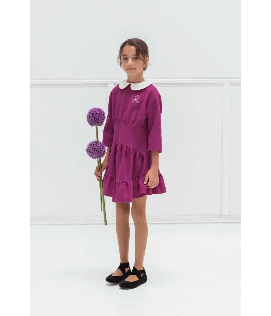 Vestido Oriane rosa | Manuela de Juan - fabricado a mano en España