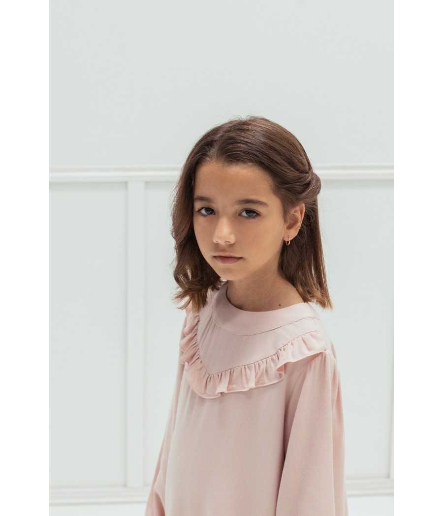 Dress Cecilia pink| Manuela de Juan - Handmade in Spain