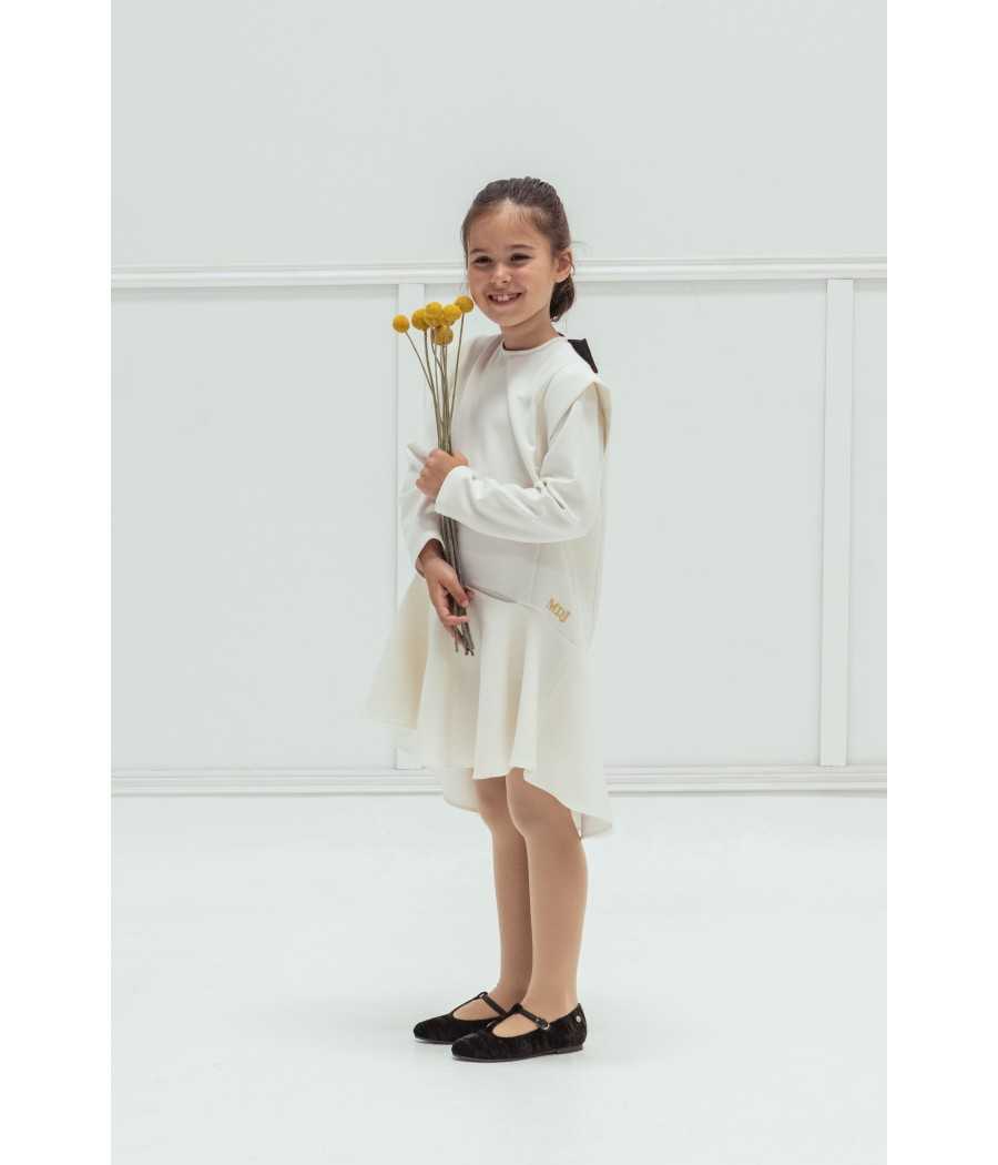 Dress Alba off-white| Manuela de Juan - Handmade in Spain Dress Alba off-white| Manuela de Juan - Handmade in Spain