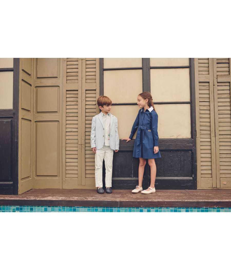 Mary-Jane Mimi beige leather| Manuela de Juan