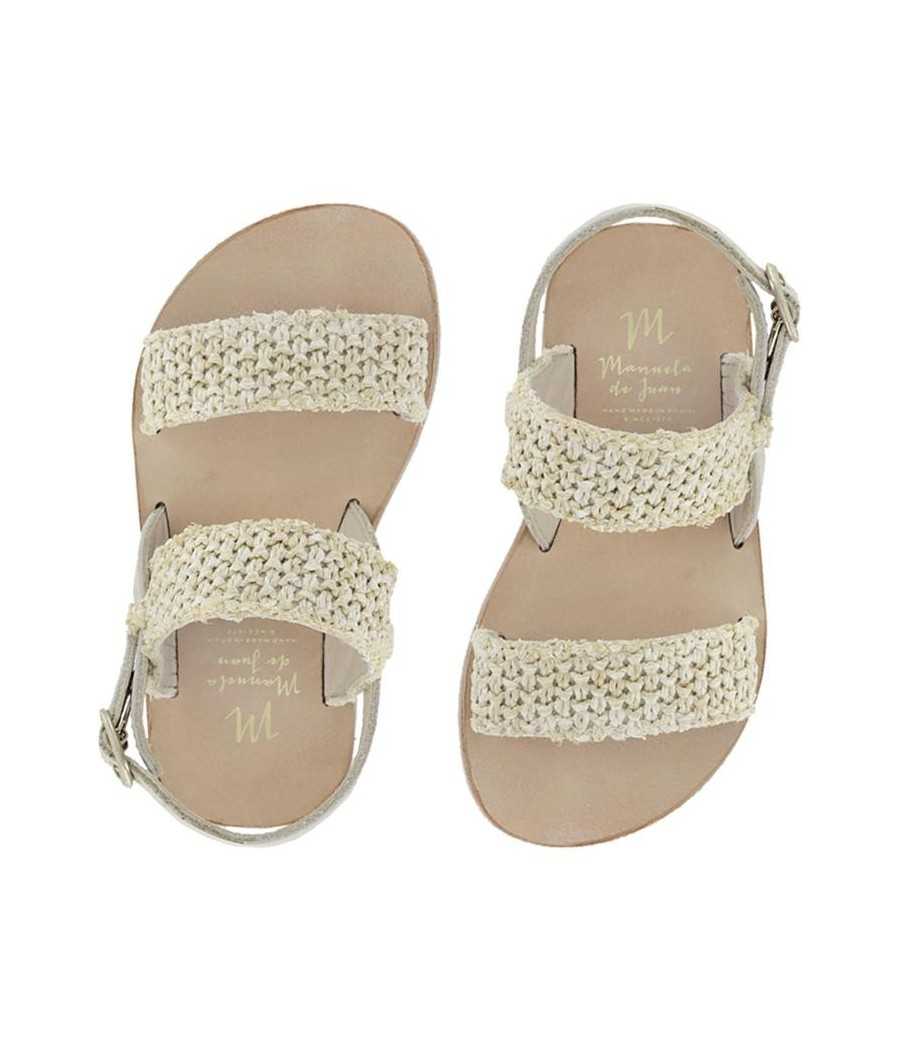 Sandal Carmen Raffia| Manuela de Juan