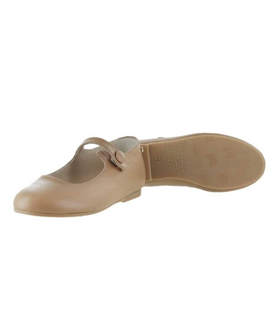 Mary-Jane Guity honey leather| Manuela de Juan