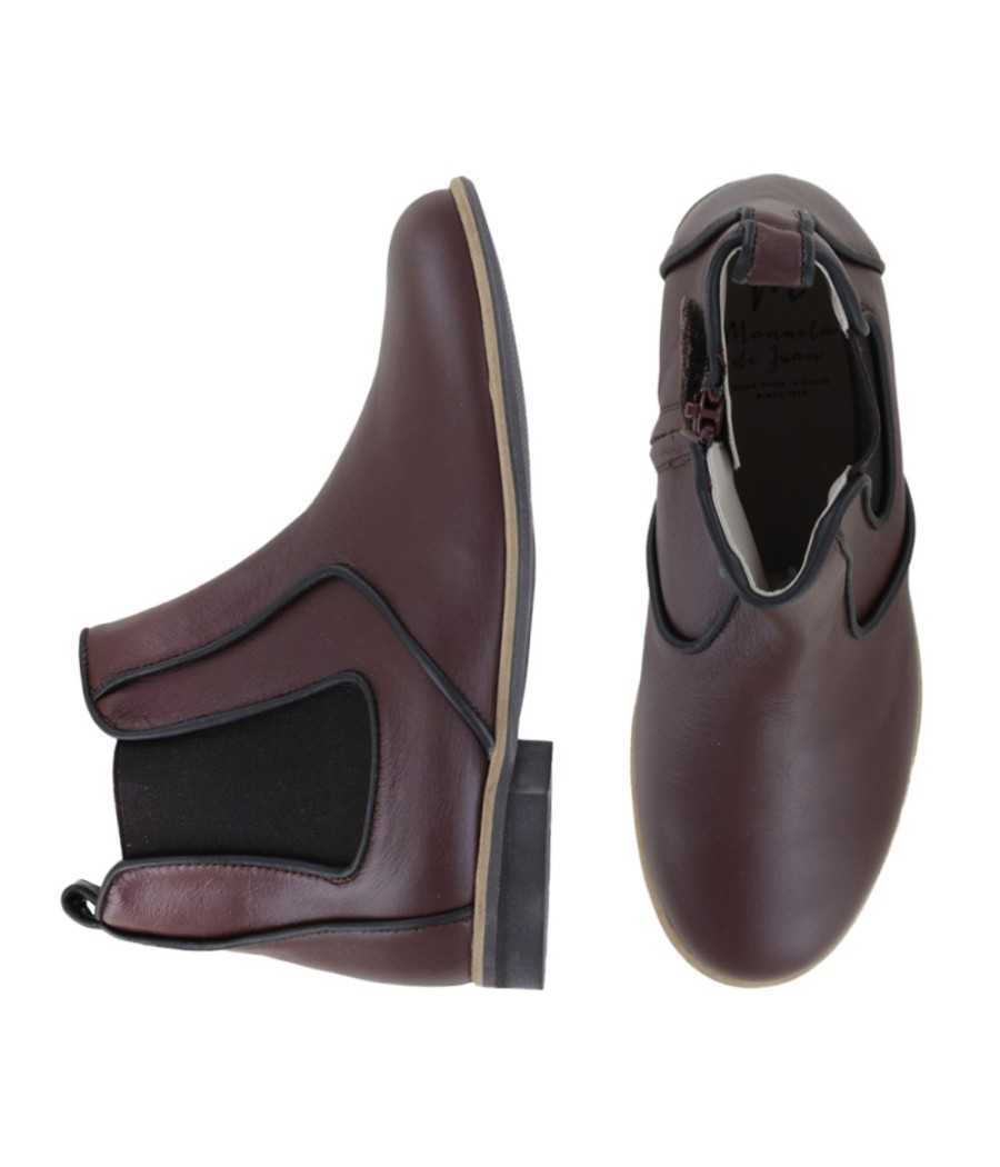 Ankle boots Andrea in brown leather| Manuela de Juan