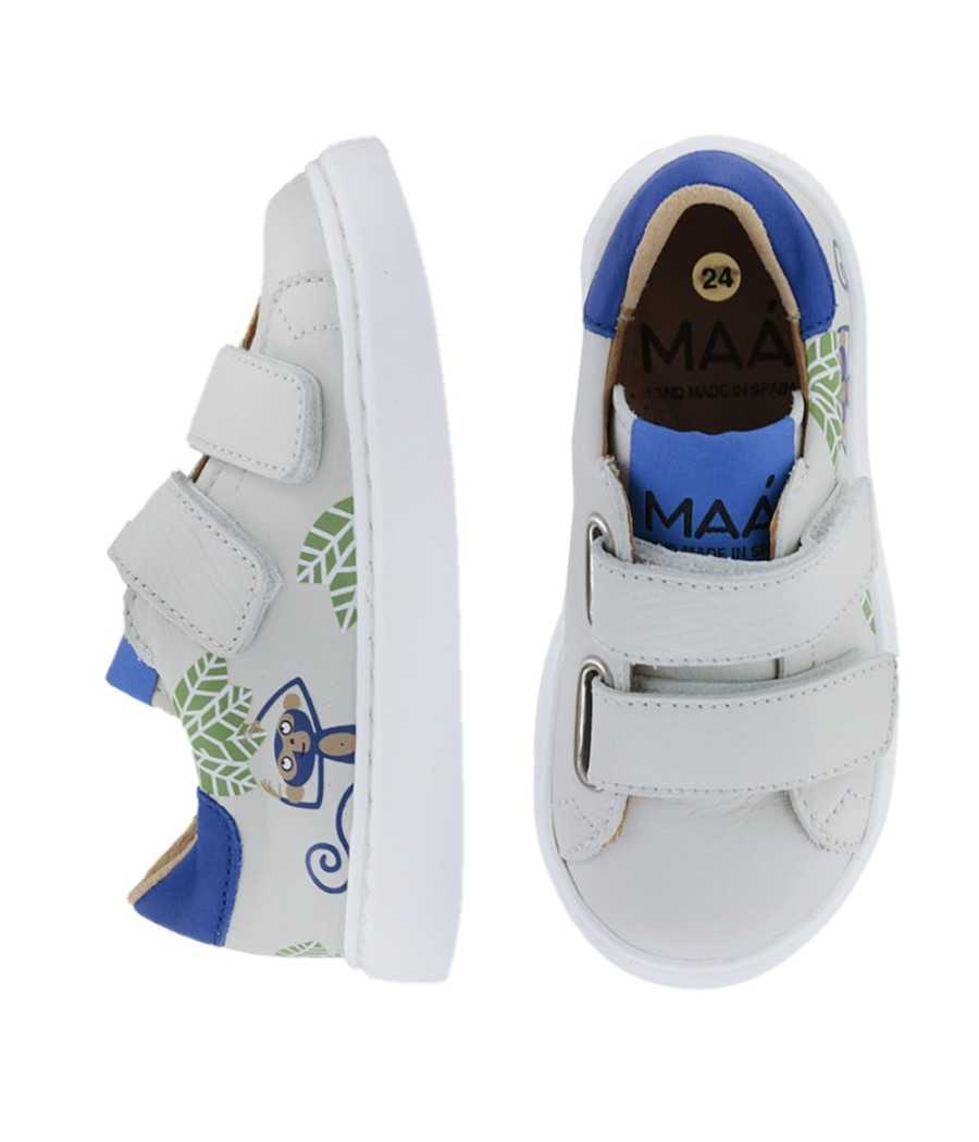 Sneakers Blue Monkey leather| MAÁ