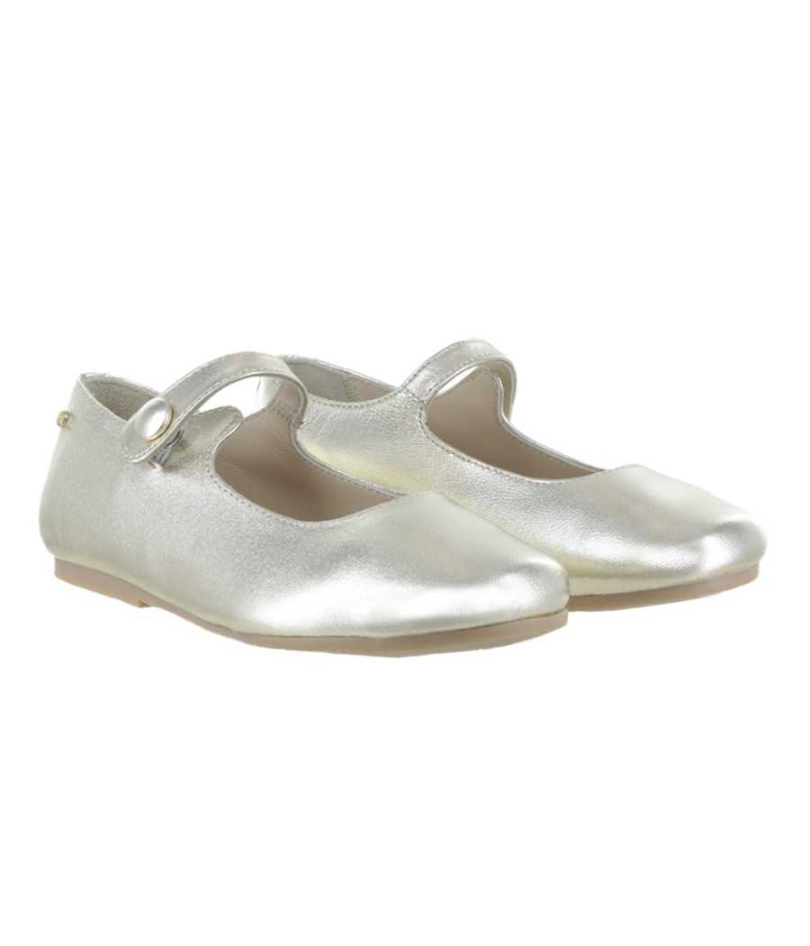 Mary-Jane Mimi gold leather| Manuela de Juan Mary-Jane Mimi gold leather| Manuela de Juan