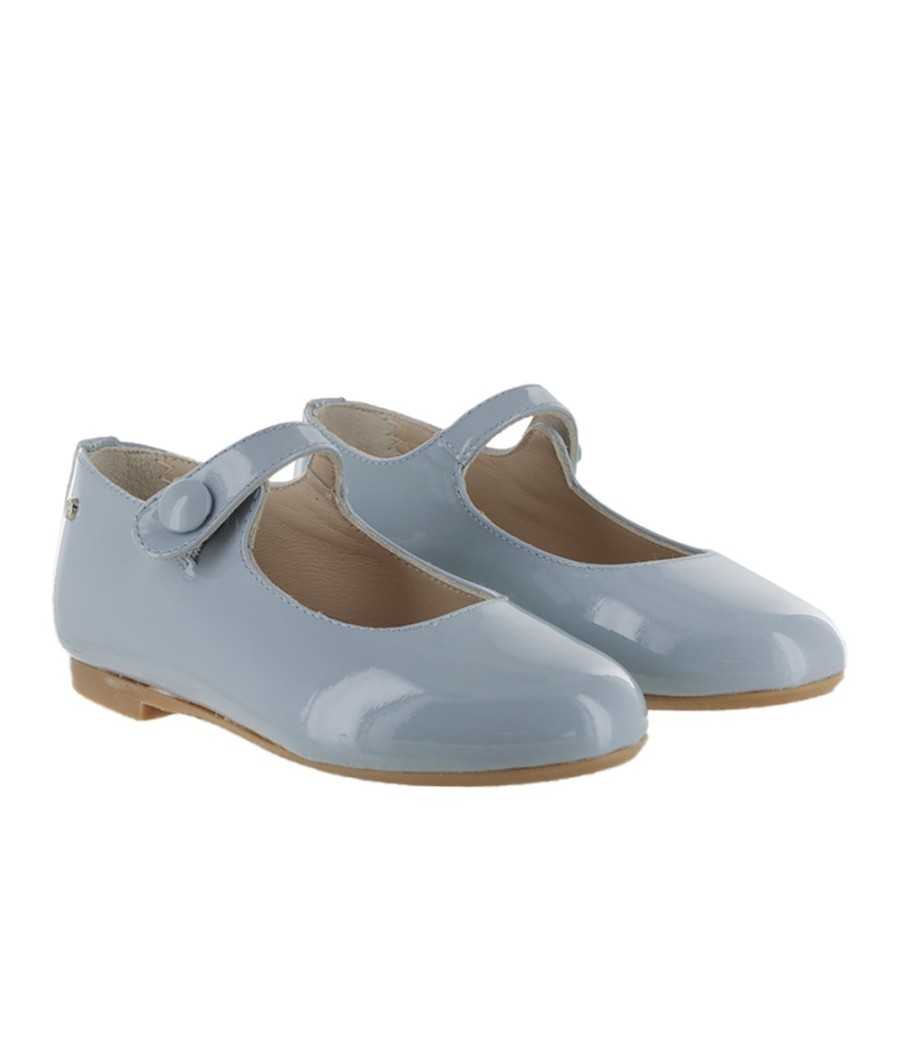 Mary-Jane Guity grey patent leather| Manuela de Juan