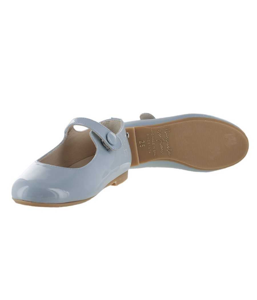 Mary-Jane Guity grey patent leather| Manuela de Juan