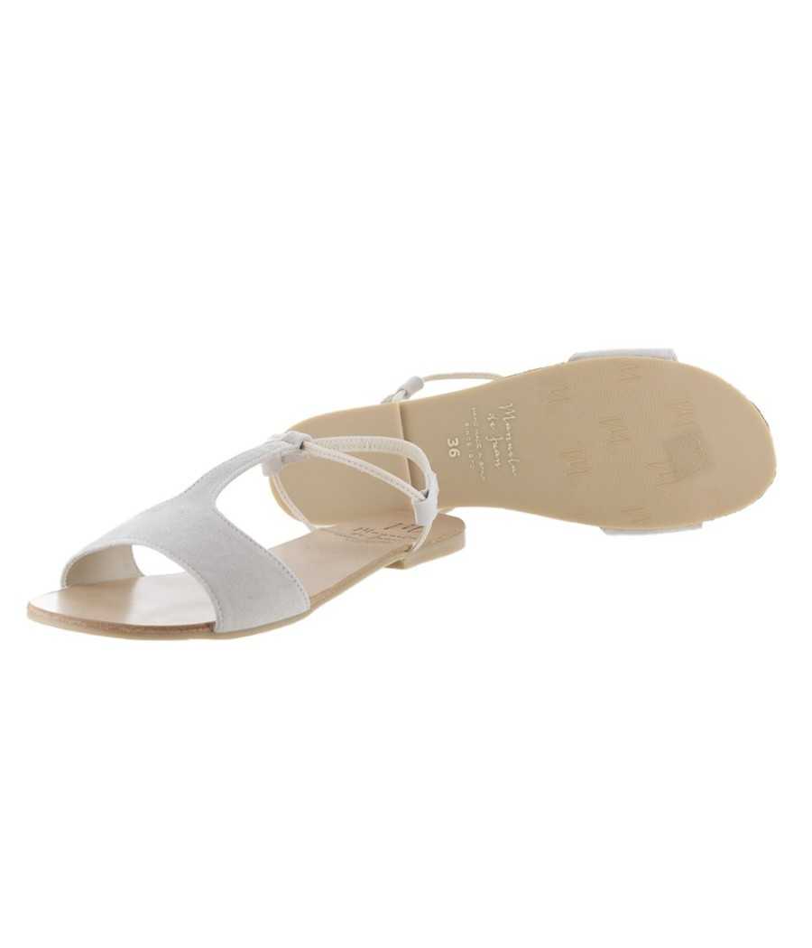 Sandal Mikonos taupe suede | Manuela de Juan