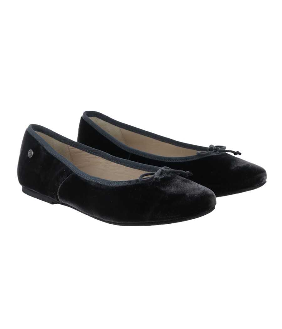 Ballerina Priscilla dark grey velluto| Manuela de Juan Ballerina Priscilla dark grey velluto| Manuela de Juan
