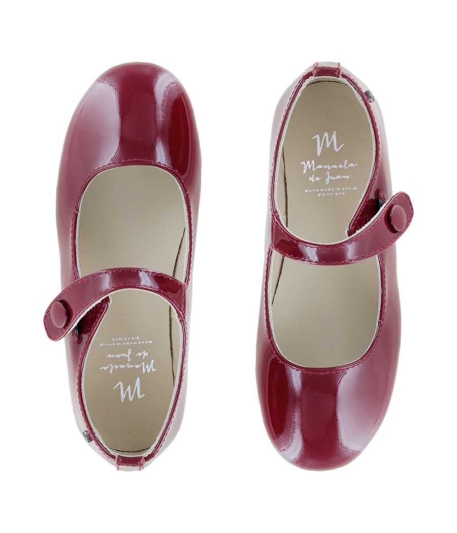 Mary-Jane Mimi dark red patent| Manuela de Juan