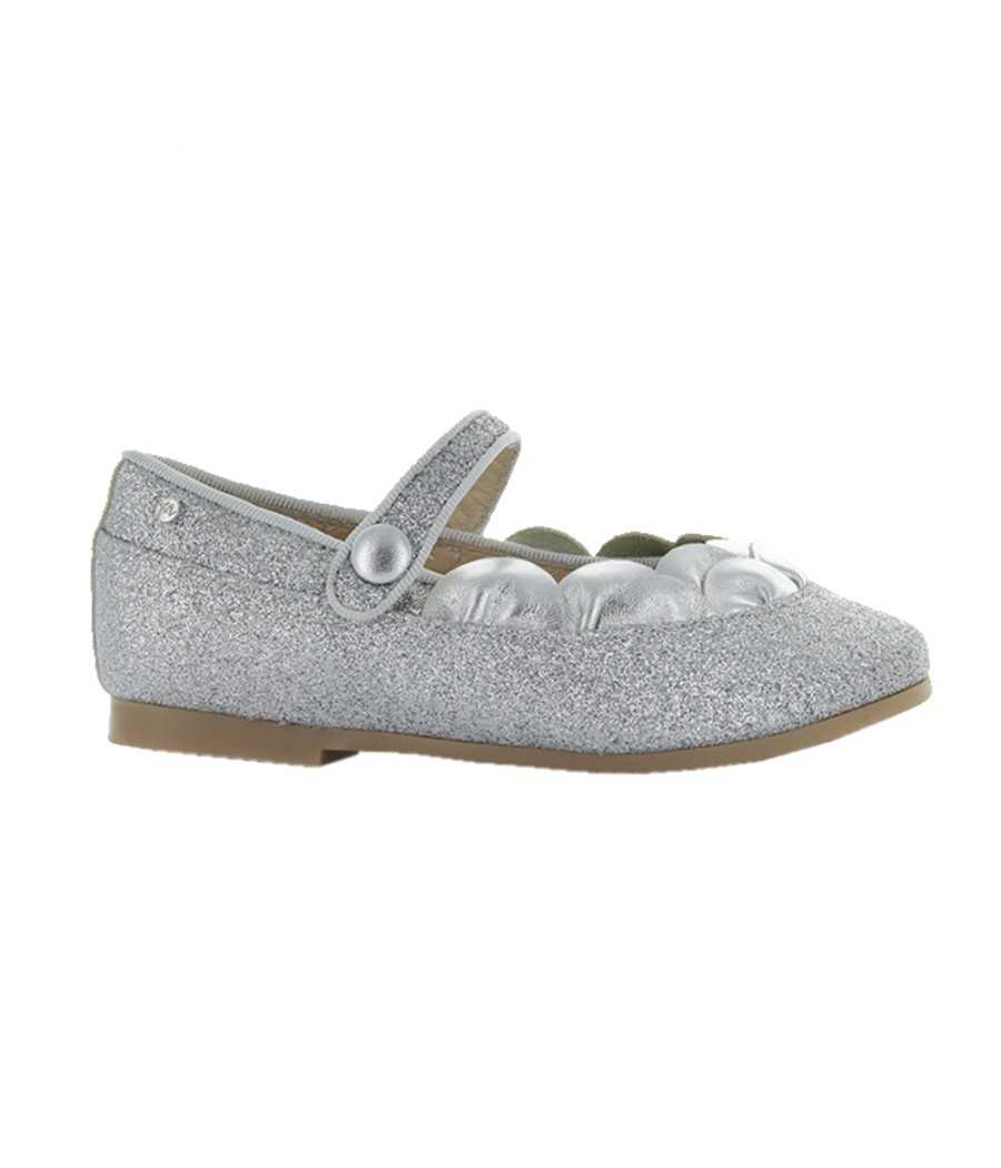 Mary-Jane Scarlet silver leather glitter| Manuela de Juan Mary-Jane Scarlet silver leather glitter| Manuela de Juan
