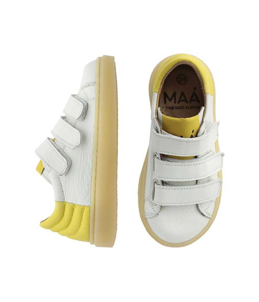 Sneakers Little Havana Yellow leather| MAÁ