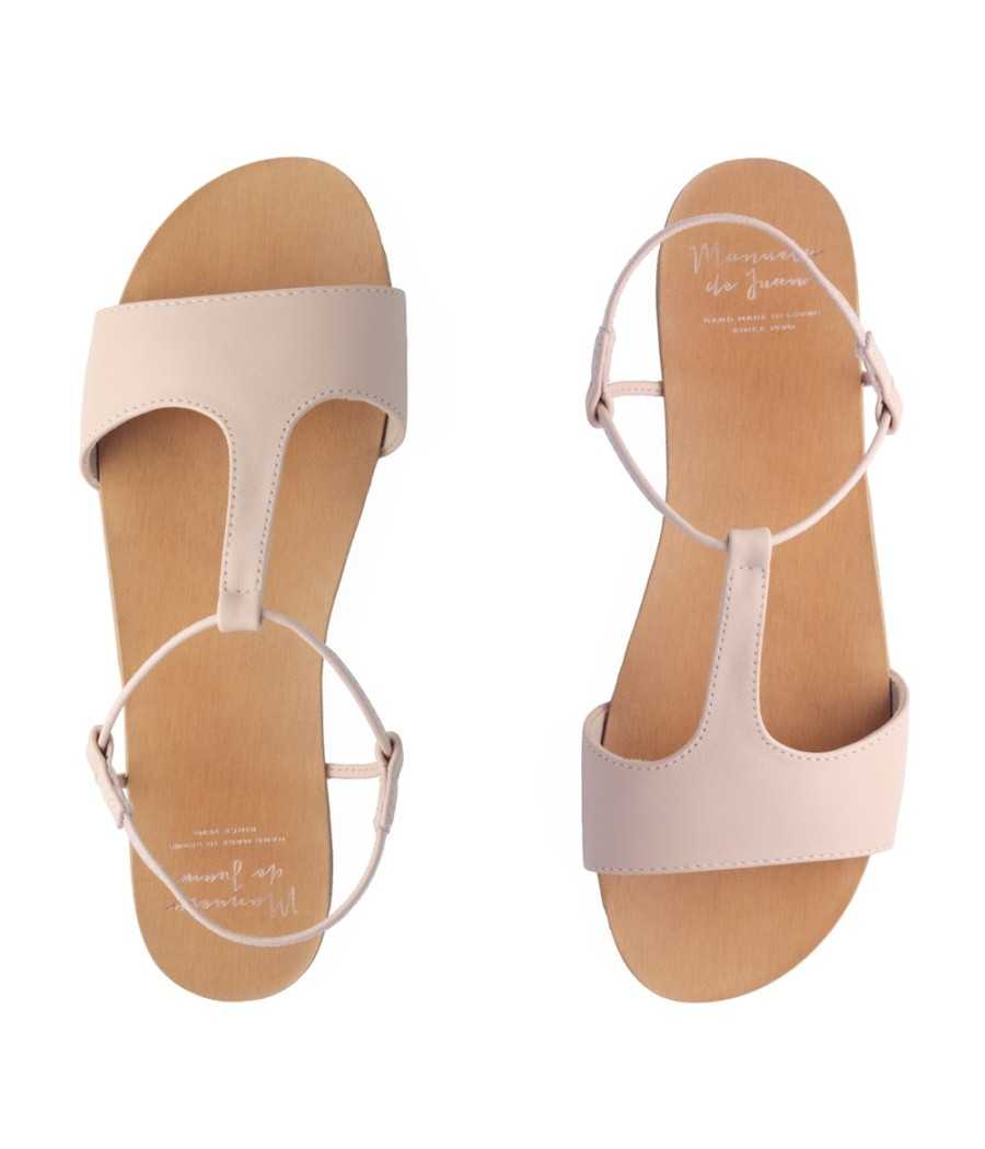 Sandal Mikonos light pink leather | Manuela de Juan